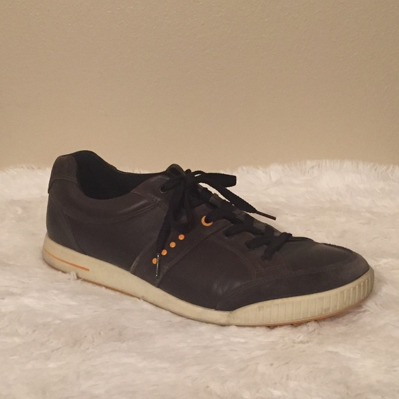 ecco orange sneakers